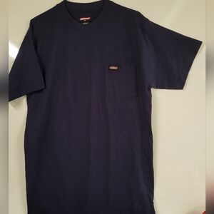 Dickies Navy Short Sleeve Large Tee